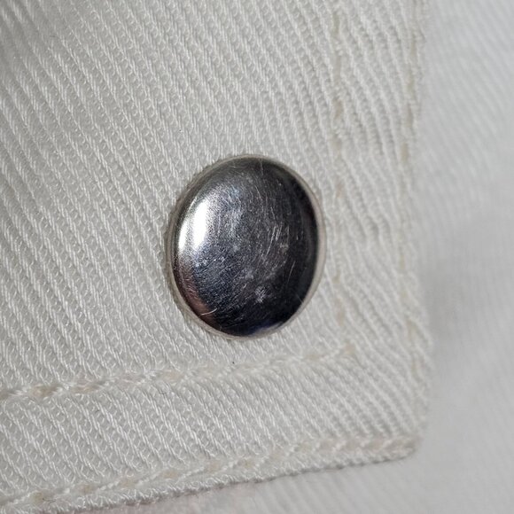 Free People Hang Time Movement White Utility Vest Sleeveless Zip Up Multi Pocket - Picture 8 of 14